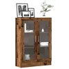 Image de Vidaxl BibliothÃ¨que Vieux Bois 82,5x30,5x115 Cm Bois D'ingÃ©nierie