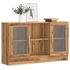 Image de vidaXL Buffet chÃªne artisanal 120x30,5x70 cm bois d'ingÃ©nierie