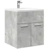 Image de vidaXL Armoire de lavabo de salle de bain gris béton 41x38,5x46 cm856204