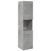 Image de vidaXL Armoire de salle de bain suspendue gris béton bois d'ingénierie856220