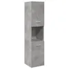 Image de vidaXL Armoire de salle de bain suspendue gris bÃ©ton bois d'ingÃ©nierie