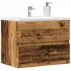 Image de vidaXL Armoire de salle de bain vieux bois bois d'ingÃ©nierie