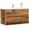 Image de vidaXL Armoire de salle de bain suspendue vieux bois bois d'ingénierie856246