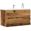 Image de vidaXL Armoire de salle de bain suspendue vieux bois bois d'ingÃ©nierie
