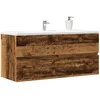 Image de vidaXL Vidaxl Armoire Lavabo Vieux Bois 100x38,5x45 Cm Bois D'ingénierie