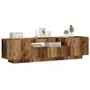 Image de vidaXL Meuble TV avec lumières LED vieux bois bois d'ingénierie856359