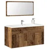 Image de vidaXL Armoire de salle de bain et miroir vieux bois bois d'ingénierie856381