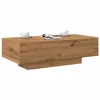 Image de vidaXL Table basse chêne artisanal 100x49,5x31 cm bois d'ingénierie856405