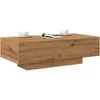 Image de vidaXL Vidaxl Table Basse Chêne Artisanal 100x49,5x31 Cm Bois D'ingénierie
