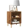Image de vidaXL Table de chevet vieux bois 40x30x50 cm bois d’ingénierie856416