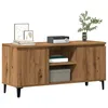 Image de vidaXL Meuble TV chÃªne artisanal 102x35x50 cm bois d'ingÃ©nierie