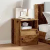 Image de vidaXL Table de chevet vieux bois 40x40x50 cm bois d’ingénierie856498