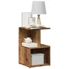 Image de vidaXL Tables de chevet 2 pcs vieux bois 35x35x55 cm bois d'ingénierie856531