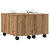Image de vidaXL Table basse chêne artisanal 60x60x38 cm bois d'ingénierie856549
