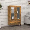 Image de Vidaxl Table Basse Vieux Bois 60x60x31,5 Cm Bois D'ingÃ©nierie
