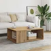 Image de vidaXL Table basse chêne artisanal 90x67x33 cm bois d'ingénierie856553