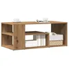 Image de vidaXL Table d'appoint chÃªne artisanal 100x50x40 cm bois d'ingÃ©nierie