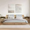 Image de vidaXL Tables de chevet 2 pcs chêne artisanal bois d'ingénierie856567