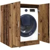 Image de Vidaxl Meuble Pour Machine À Laver Vieux Bois 70,5x71,5x91,5 Cm