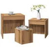 Image de vidaXL Tables gigognes 3 pcs chÃªne artisanal bois d'ingÃ©nierie