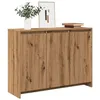 Image de vidaXL Buffet chêne artisanal 102x33x75 cm bois d'ingénierie856781