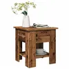 Image de vidaXL Table basse vieux bois 40x40x42 cm bois d'ingénierie856798