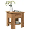 Image de vidaXL Table basse chÃªne artisanal 40x40x42 cm bois d'ingÃ©nierie