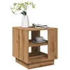 Image de vidaXL Table basse chêne artisanal 40x40x43 cm bois d'ingénierie856805
