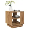 Image de vidaXL Table basse chÃªne artisanal 40x40x43 cm bois d'ingÃ©nierie