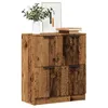 Image de vidaXL Buffet vieux bois 60x30x70 cm bois d'ingénierie856840