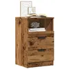 Image de vidaXL Tables de chevet 2 pcs vieux bois 40x36x65 cm bois d'ingénierie856845