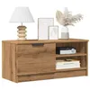 Image de vidaXL Meubles TV 2 pcs chêne artisanal 80x35x36,5cm bois d'ingénierie856857