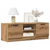 Image de vidaXL Meuble TV chÃªne artisanal 102x35x36,5 cm bois d'ingÃ©nierie