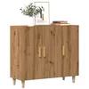 Image de vidaXL Buffet chêne artisanal 90x34x80 cm bois d'ingénierie856891