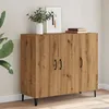 Image de vidaXL Buffet chÃªne artisanal 90x34x80 cm bois d'ingÃ©nierie