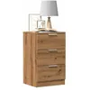 Image de vidaXL Tables de chevet 2 pcs chÃªne artisanal bois d'ingÃ©nierie
