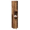 Image de vidaXL Armoire de salle de bain vieux bois bois d'ingÃ©nierie