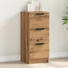 Image de vidaXL Buffet chêne artisanal 30x30x70 cm bois d'ingénierie856957