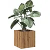 Image de vidaXL Vidaxl Jardinière Chêne Artisanal 40x40x40 Cm Bois D'ingénierie