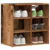 Image de vidaXL Armoire Ã  chaussures vieux bois 52x30x50 cm