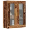 Image de vidaXL Armoire murale suspendue vieux bois 69,5x34x90 cm857043