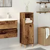 Image de vidaXL Armoire de salle de bain vieux bois 30x30x100cm bois ingénierie857108