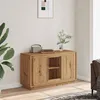 Image de vidaXL Buffet chÃªne artisanal 102x35x60 cm bois d'ingÃ©nierie
