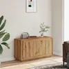 Image de vidaXL Buffet chêne artisanal 102x35x55 cm bois d'ingénierie857140