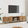 Image de vidaXL Meuble TV chêne artisanal 180x31,5x40 cm bois d'ingénierie857144
