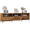 Image de vidaXL Vidaxl Meuble Tv Vieux Bois 150x30x44,5 Cm Bois D'ingénierie
