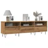 Image de Vidaxl Meuble Tv Vieux Bois 150x30x44,5 Cm Bois D'ingÃ©nierie