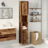 Image de vidaXL Armoire de salle de bain vieux bois 30x30x190cm bois ingénierie857196