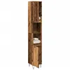 Image de vidaXL Armoire de salle de bain vieux bois 30x30x190cm bois ingÃ©nierie