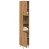Image de vidaXL Armoire de salle de bain chÃªne artisanal 30x30x190 cm